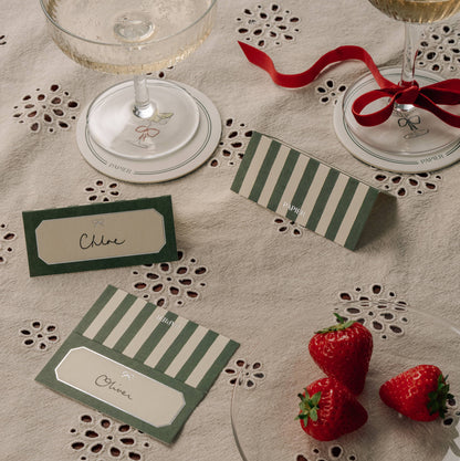 Hosting Place Card Set of 20 ~ Take a Bow