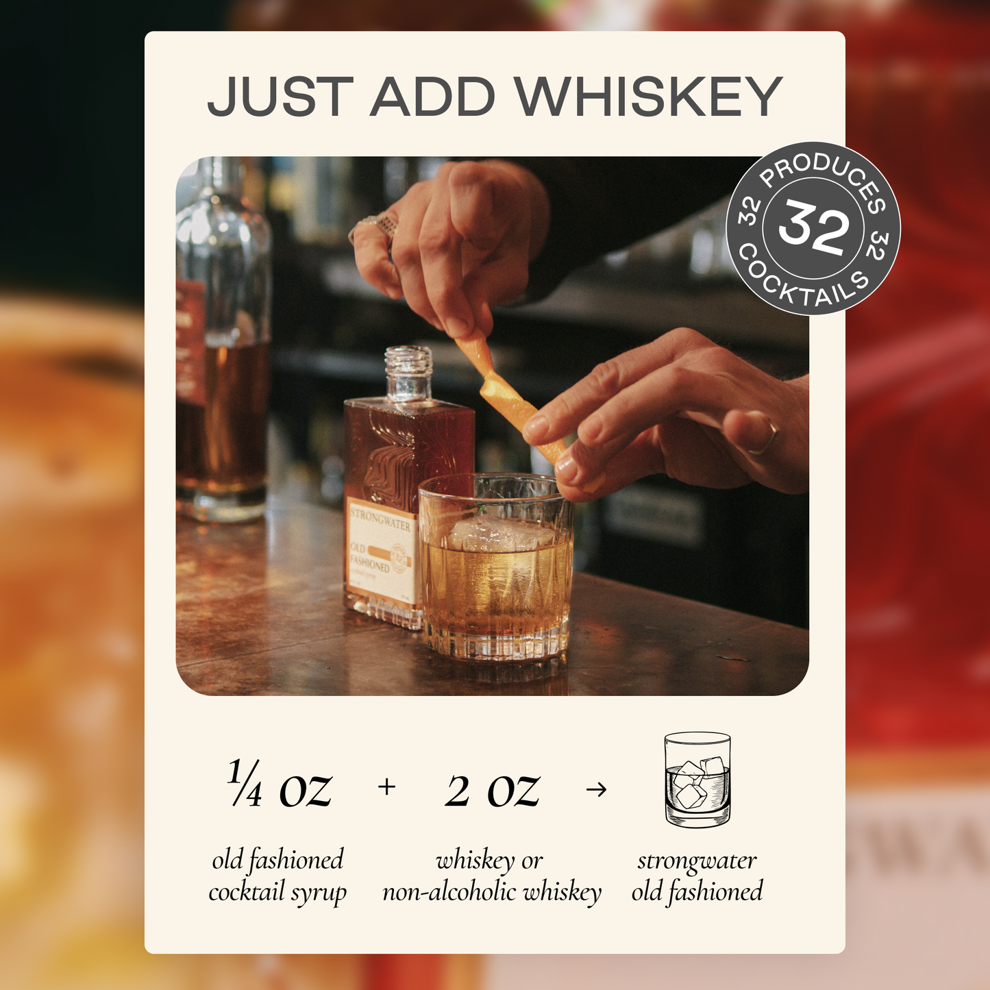 Smoked Old Fashioned Cocktail Syrup