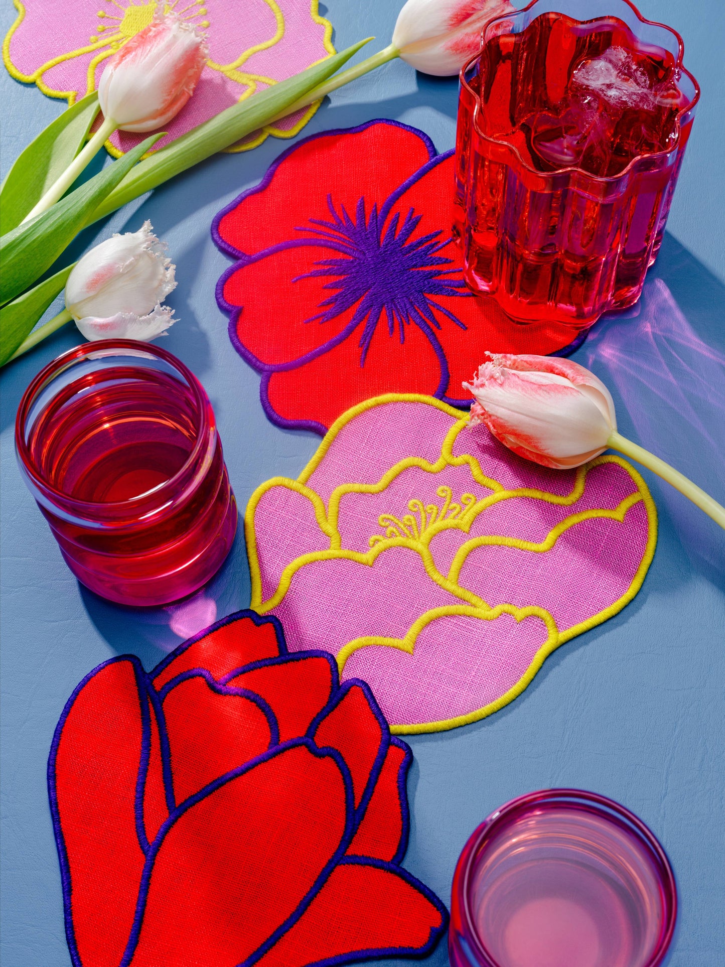Cocktail Napkins ~ Flower