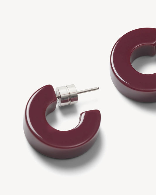 Muse Hoops ~ Oxblood