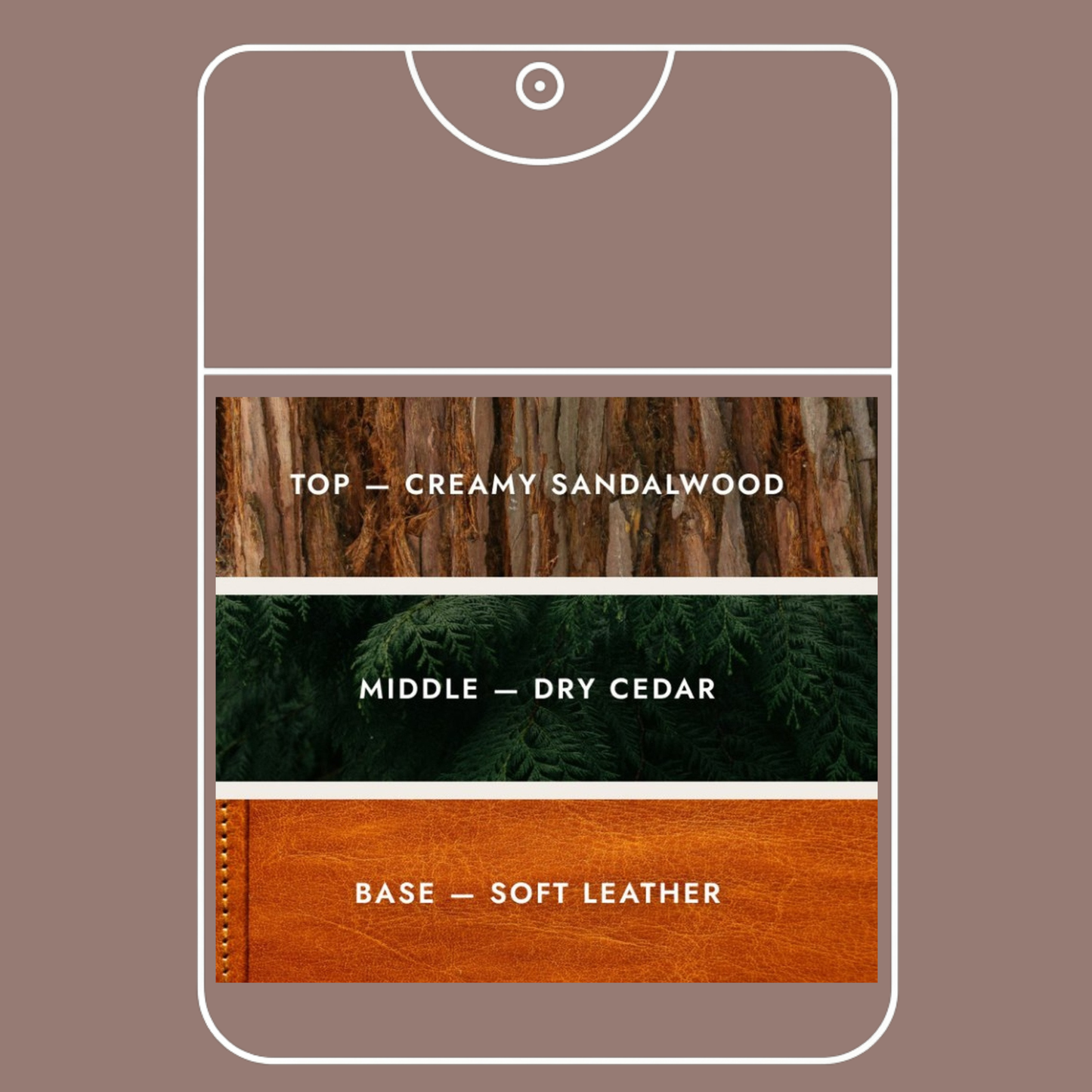 Refillable Pocket Sanitizer ~ Santal Blanc