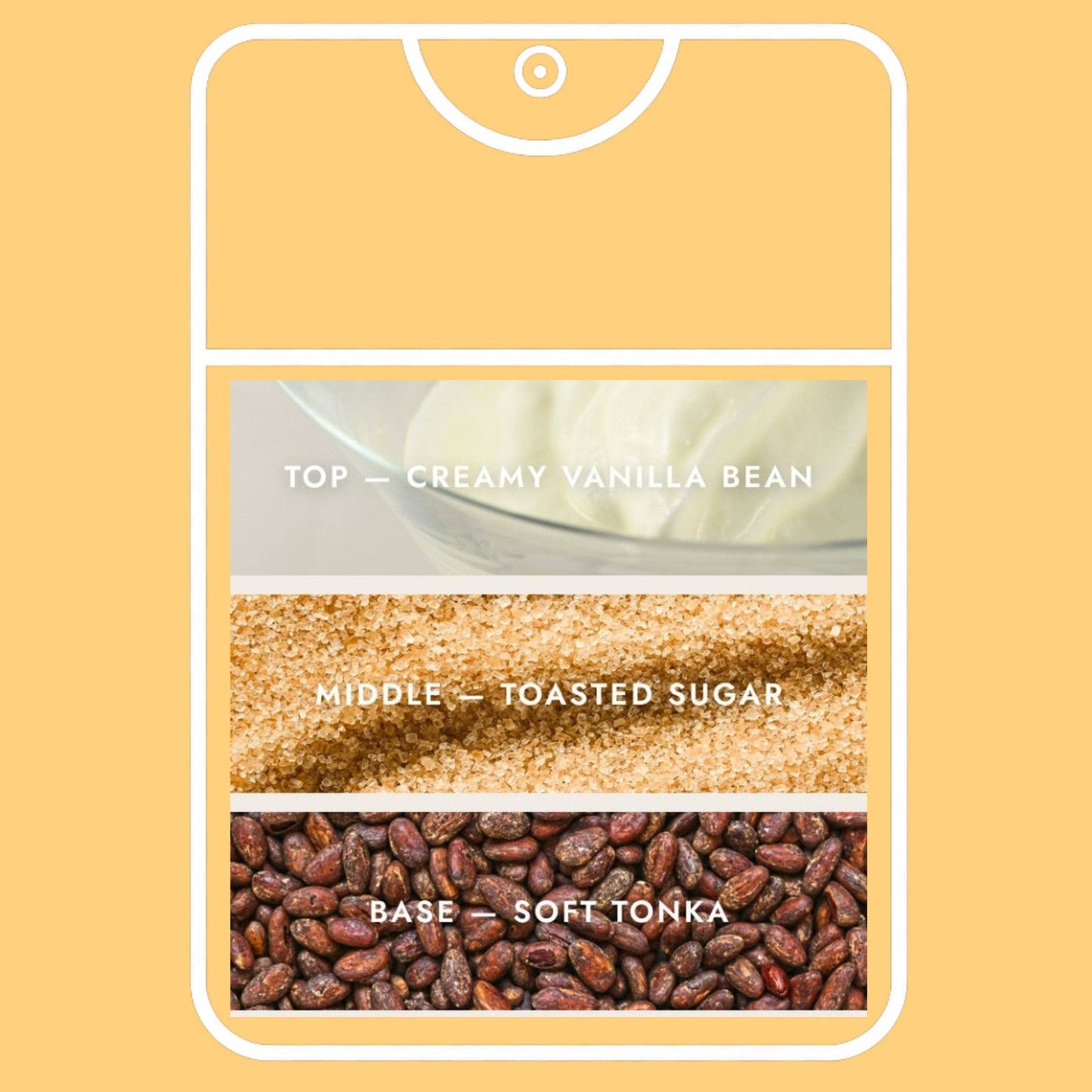 Refillable Pocket Sanitizer ~ Vanilla Créme