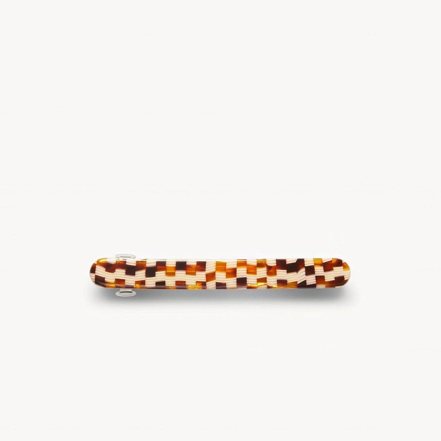 Midi Paris Barrette ~ Tortoise Checker