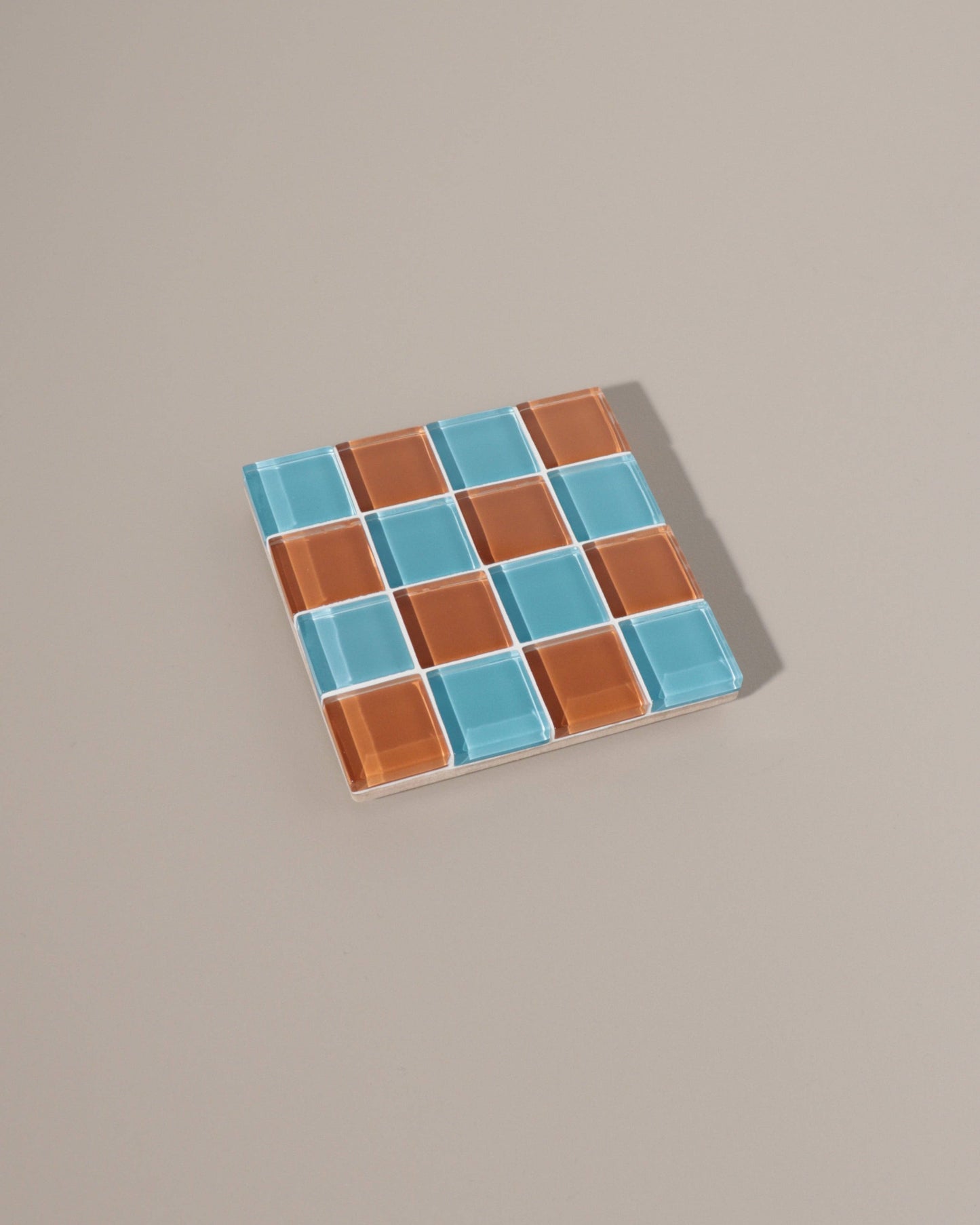 Glass Tile Coaster ~ Retro