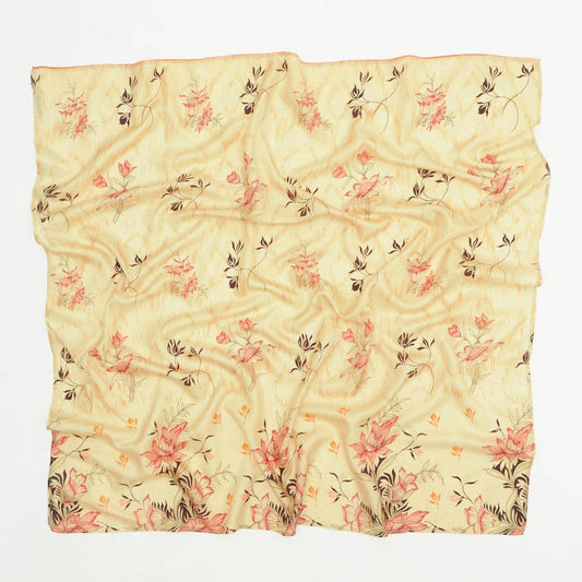 Vintage Silk Square ~ Antique
