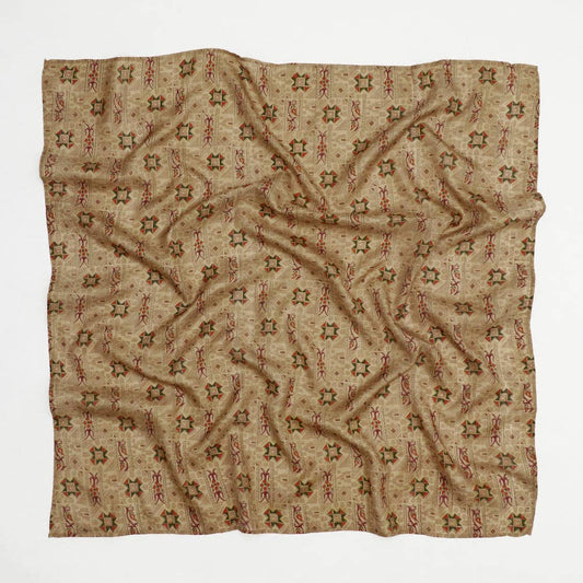 Vintage Silk Square ~ Tiles