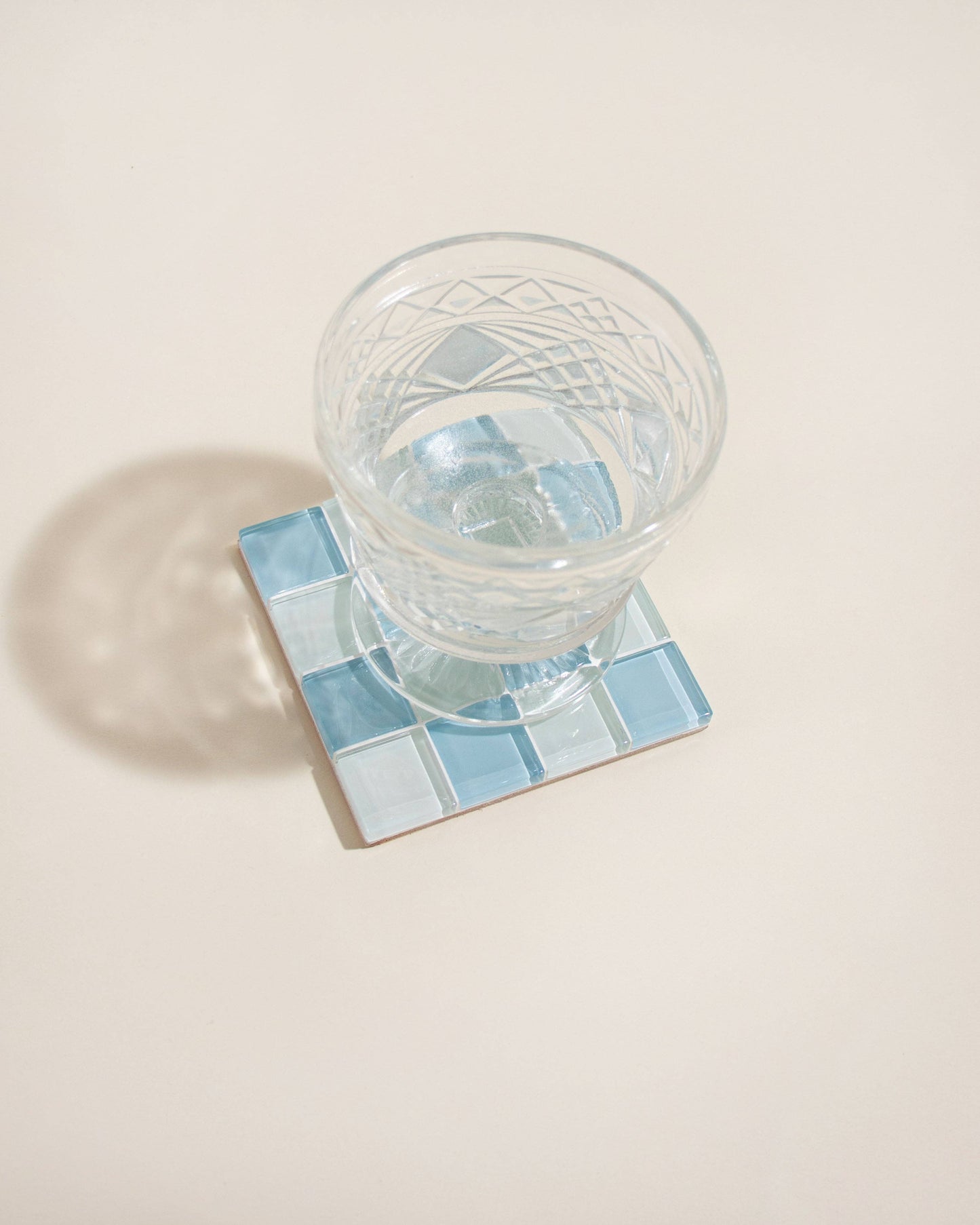 Glass Tile Coaster~ Coconut Crunch Milk Chocolate