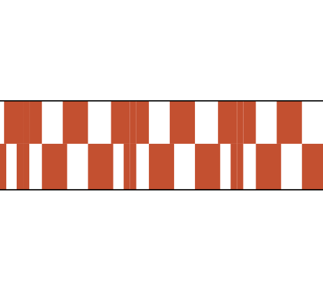 Compostable Paper Tape ~ Cinnamon Missmatch Tile