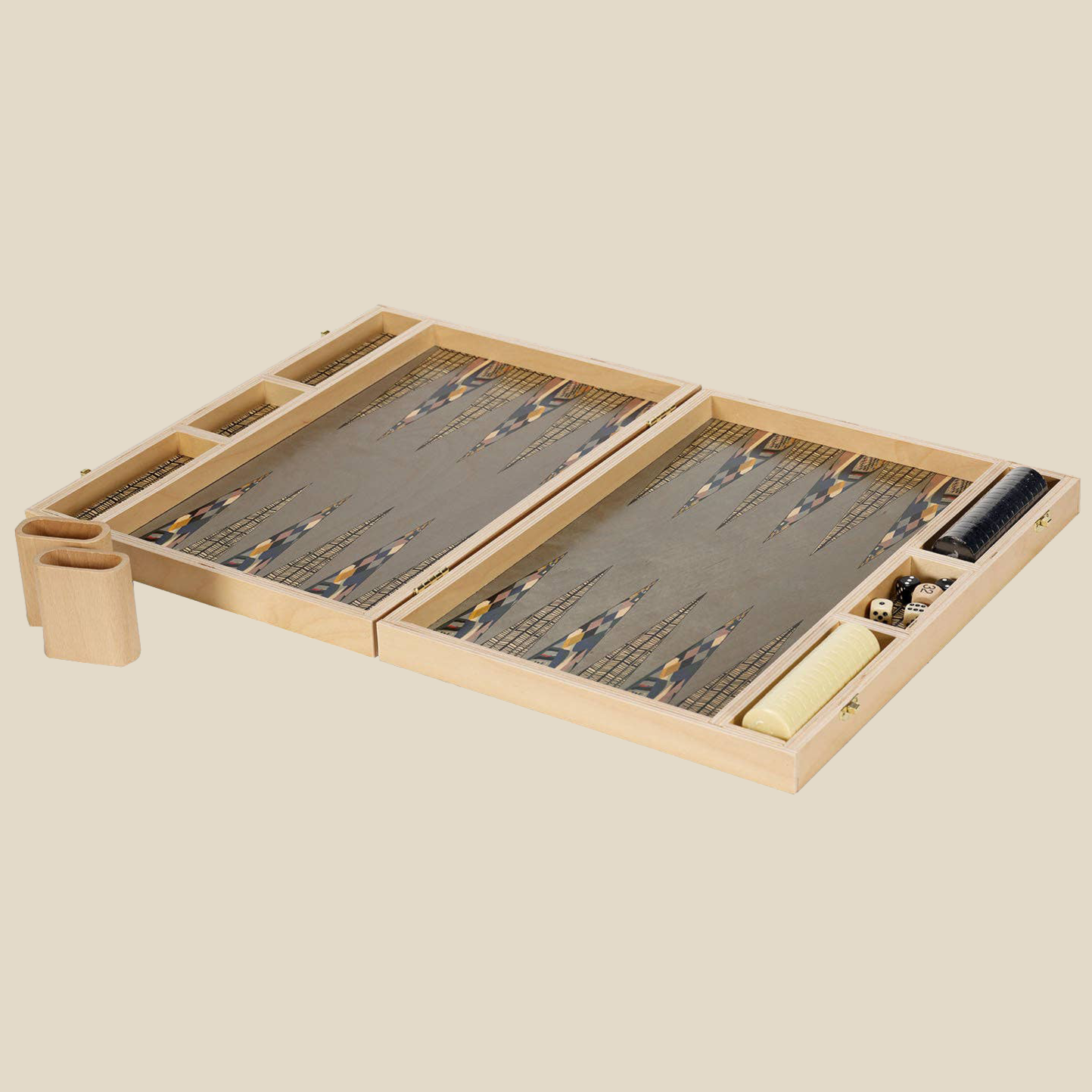 Backgammon Set (Tabletop) ~ Paloma Teal