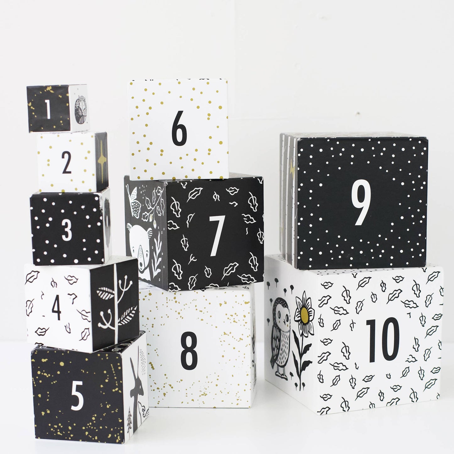 Nesting Blocks - Woodland Numbers