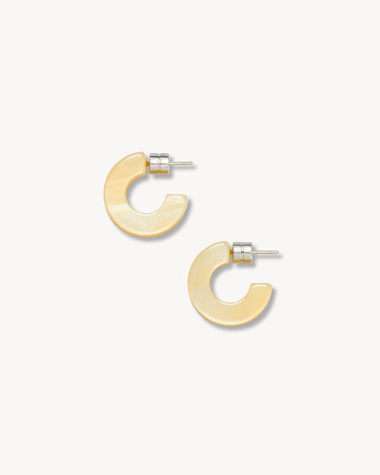 Muse Hoops ~ Citrine