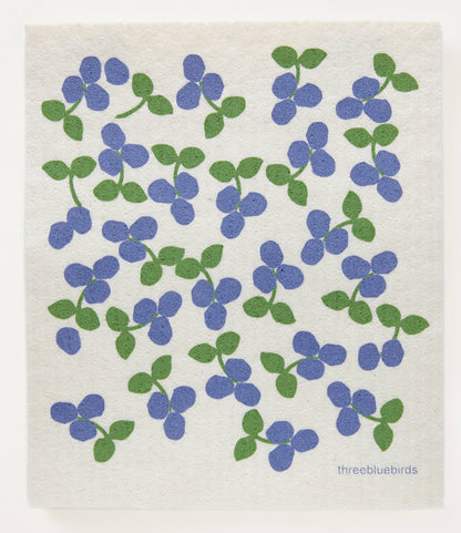 Swedish Dishcloth ~ Blueberries