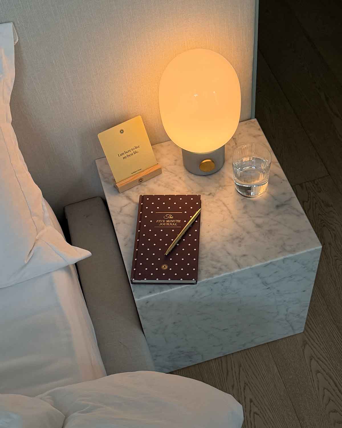 The Five Minute Journal ~ Mocha Polka Dot