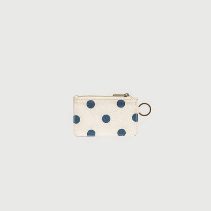 ID Pouch ~  Indigo Dot