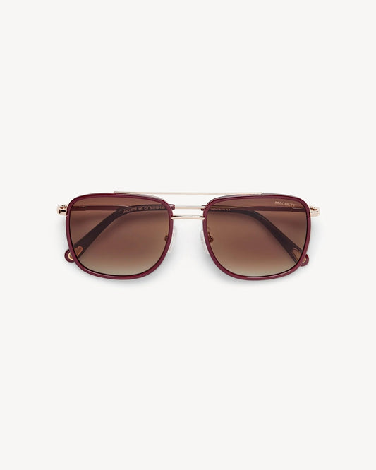 Amelia Sunglasses ~ Oxblood