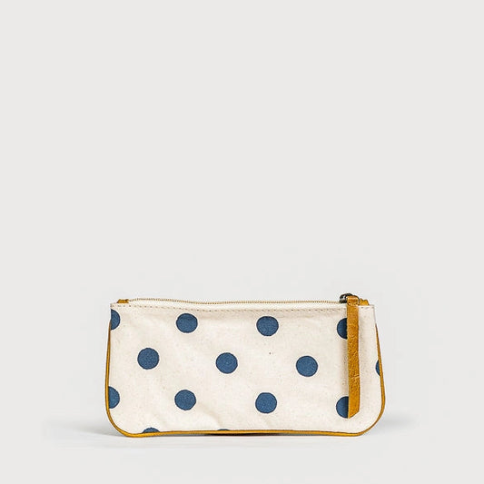 Pencil Pouch ~ Indigo Dot