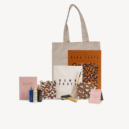 Block Printing Kit (Tote Bag) ~Leopard