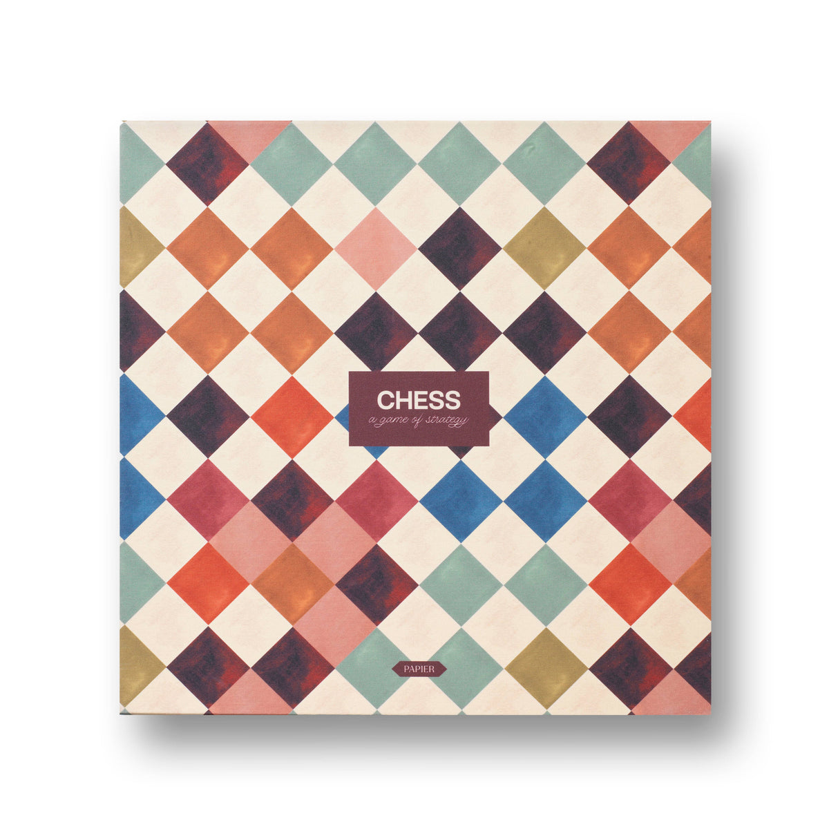 Wooden Chess Set ~ Midnight Mosaic