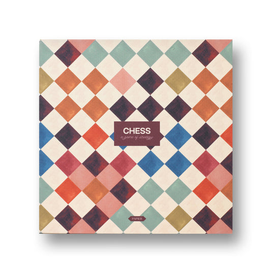 Wooden Chess Set ~ Midnight Mosaic
