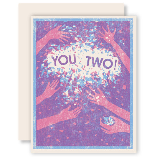 Celebratory Greeting Card ~ You Two!