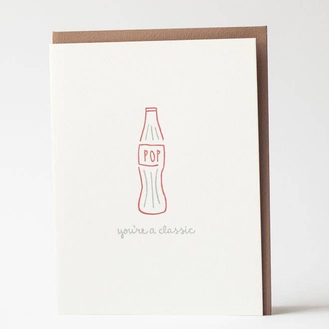 Parent Greeting Card ~ You're A Classic, Pop