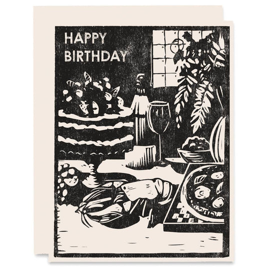 Birthday Greeting Card ~ Banquet