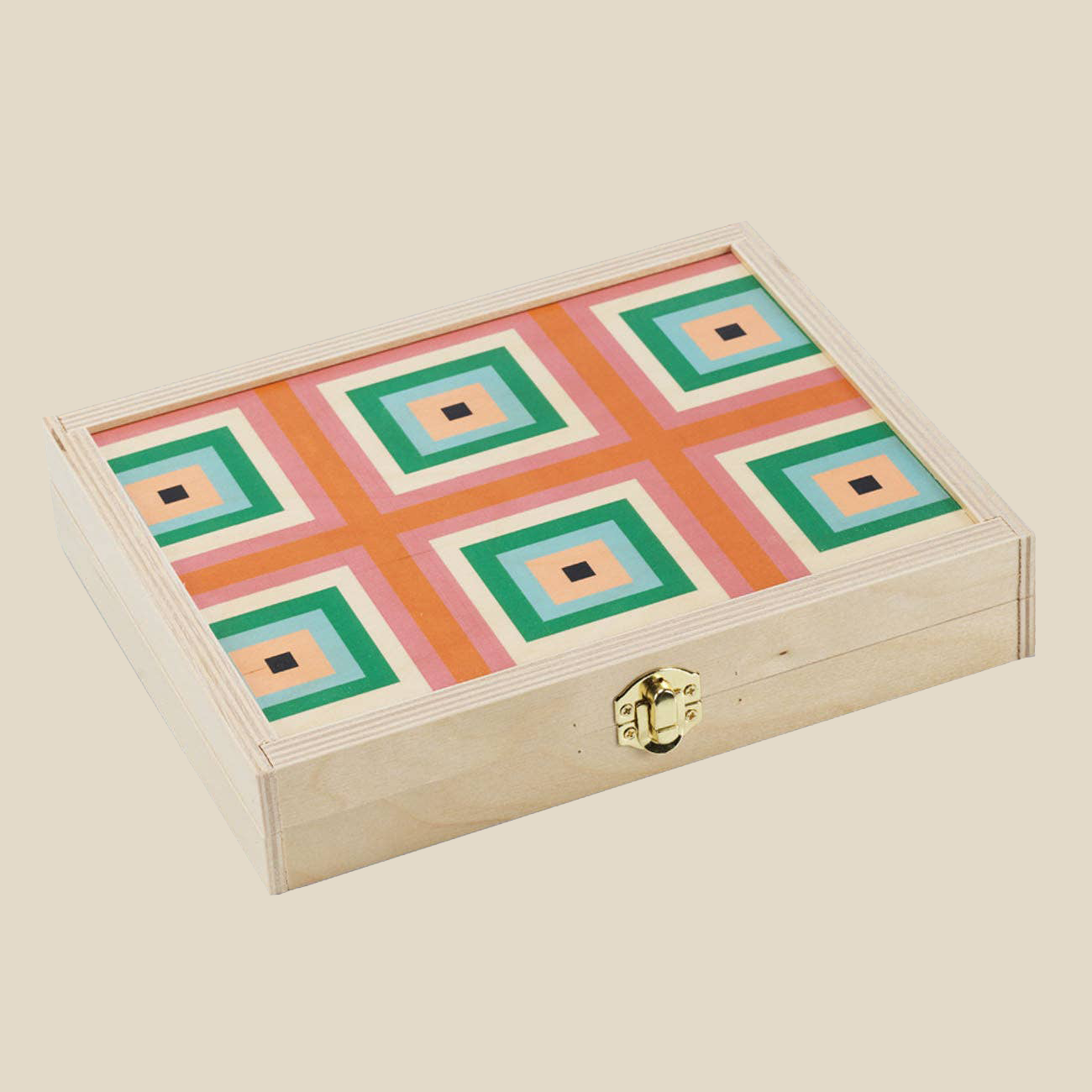 Backgammon Set (Travel) ~ Squaresvile Rust