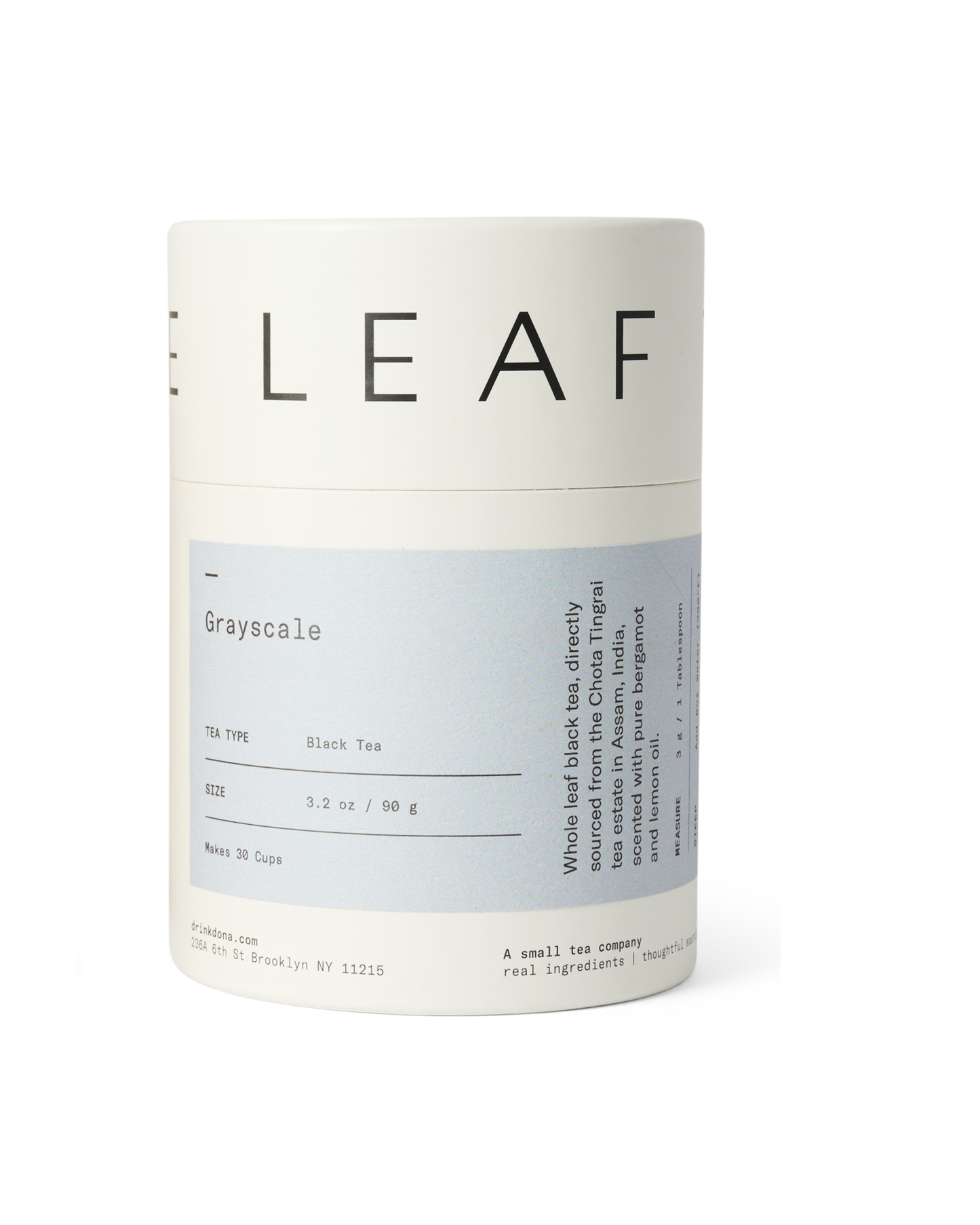 Loose Leaf Black Tea ~ Greyscale