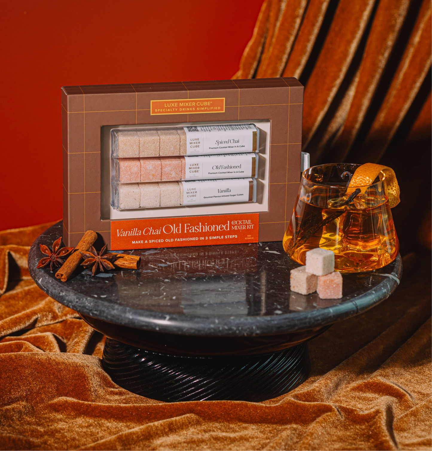 Cocktail Mixer Kit ~ Vanilla Chai Old Fashioned