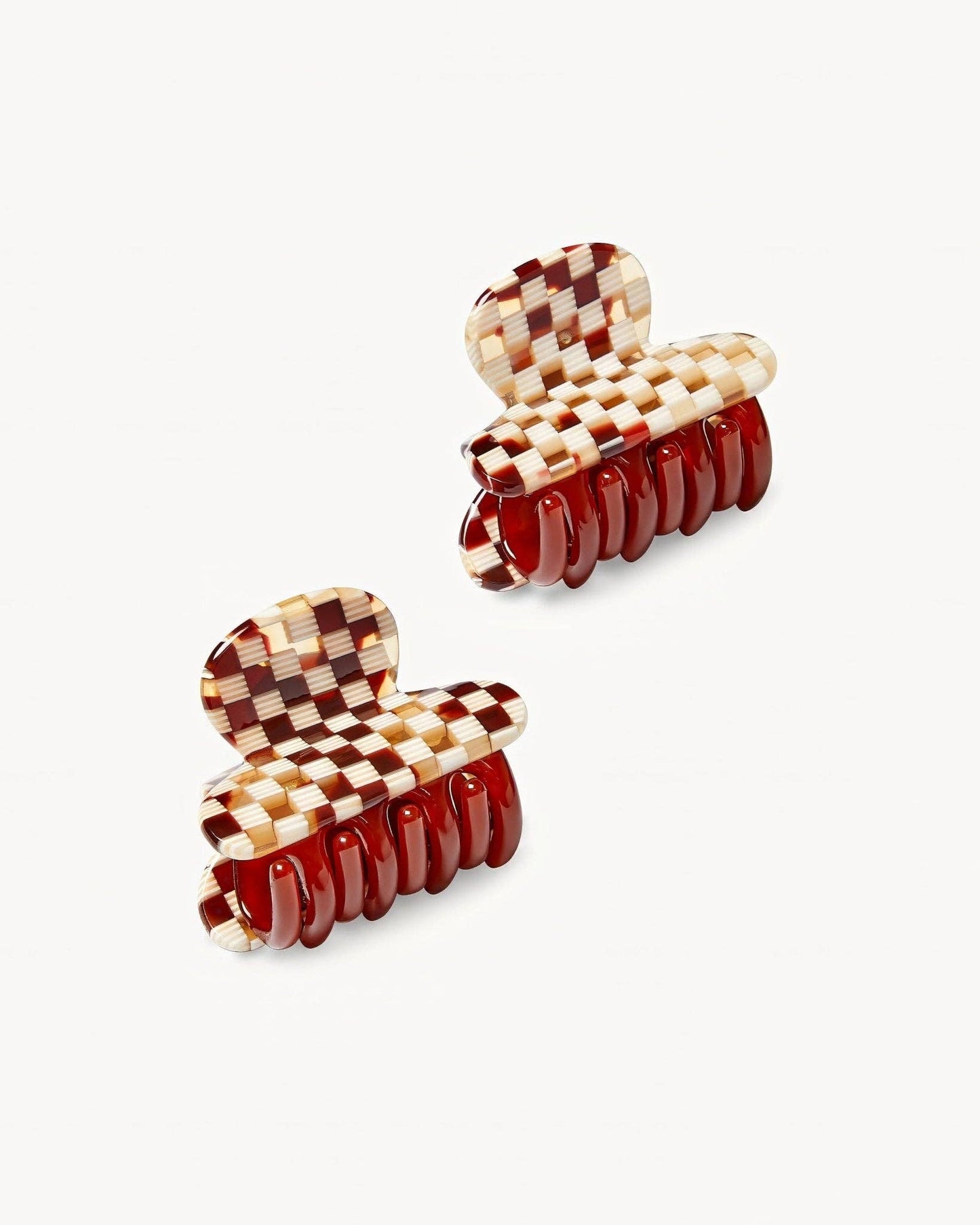 Twin Heirloom Claws ~ Tortoise Checker