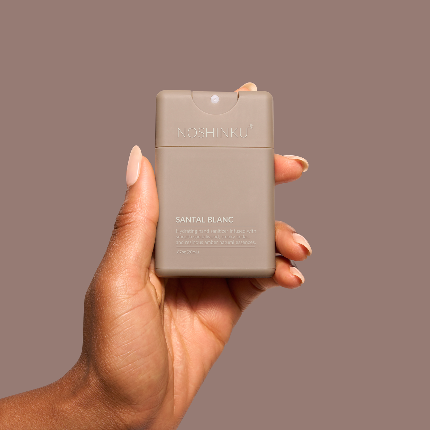Refillable Pocket Sanitizer ~ Santal Blanc
