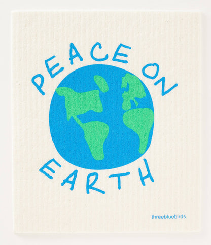 Swedish Dishcloth ~  Peace on Earth