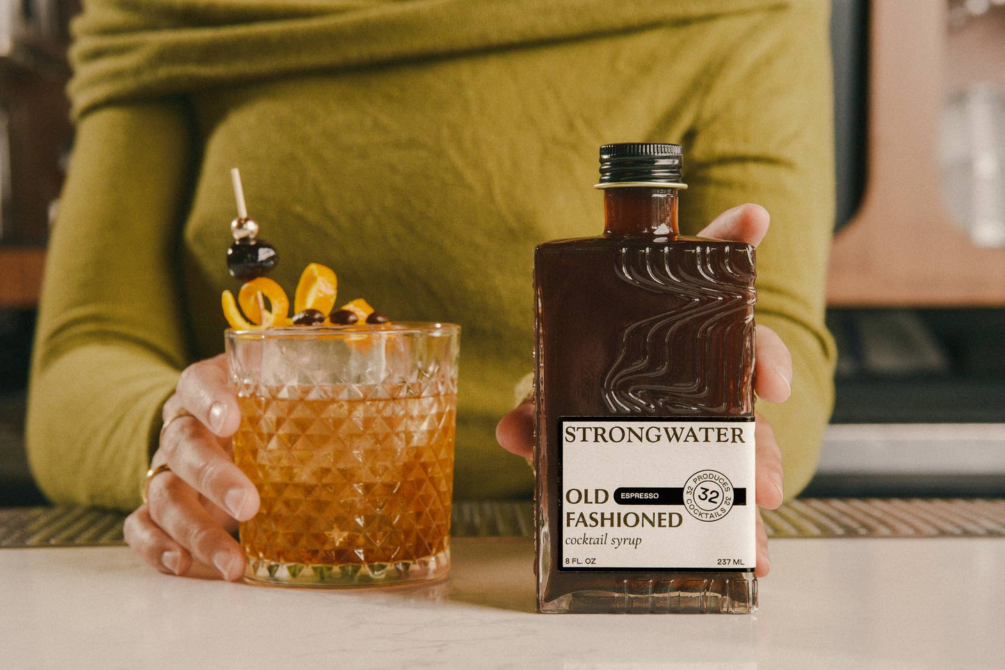 Old Fashioned Cocktail Syrup ~ Espresso