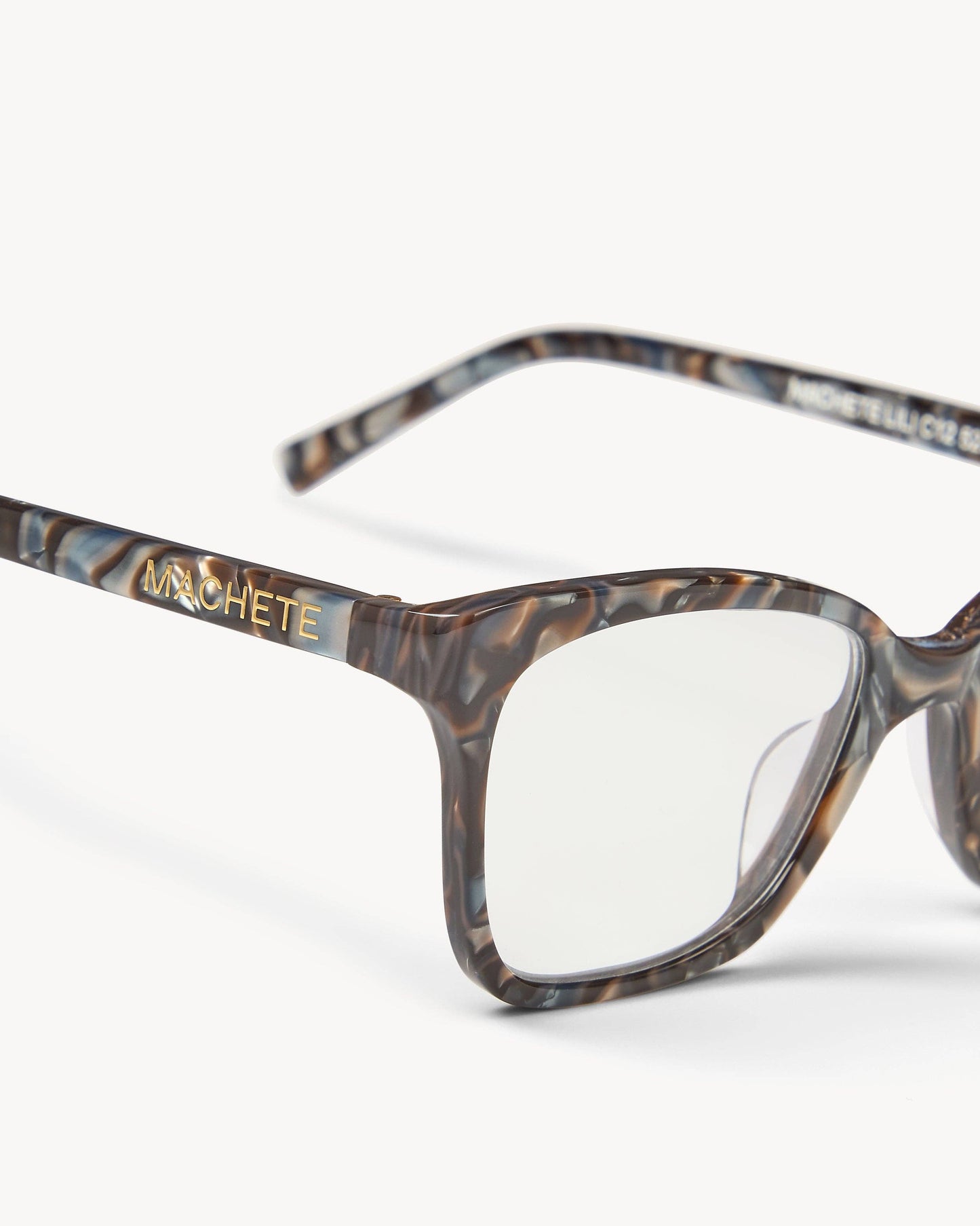 Lili Glasses ~ Blue Horn