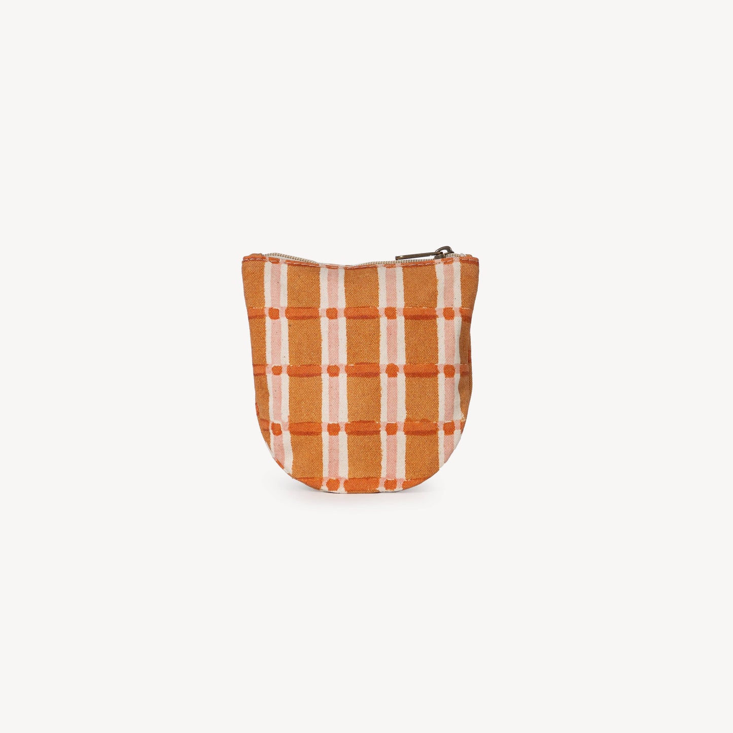 Half Moon Pouch ~ Ember Plaid