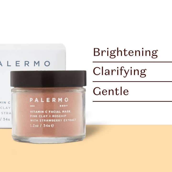 Facial Mask ~ French Pink Clay + Rosehip