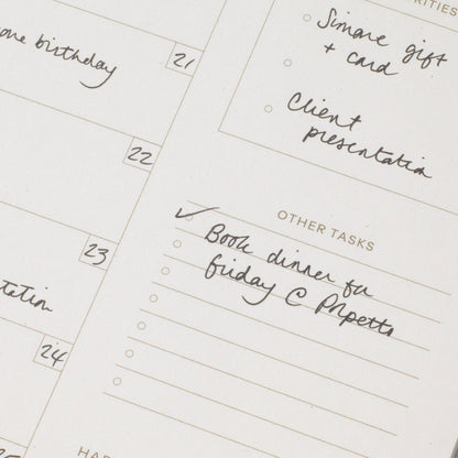 Weekly Productivity Planning Pad ~ Picnic