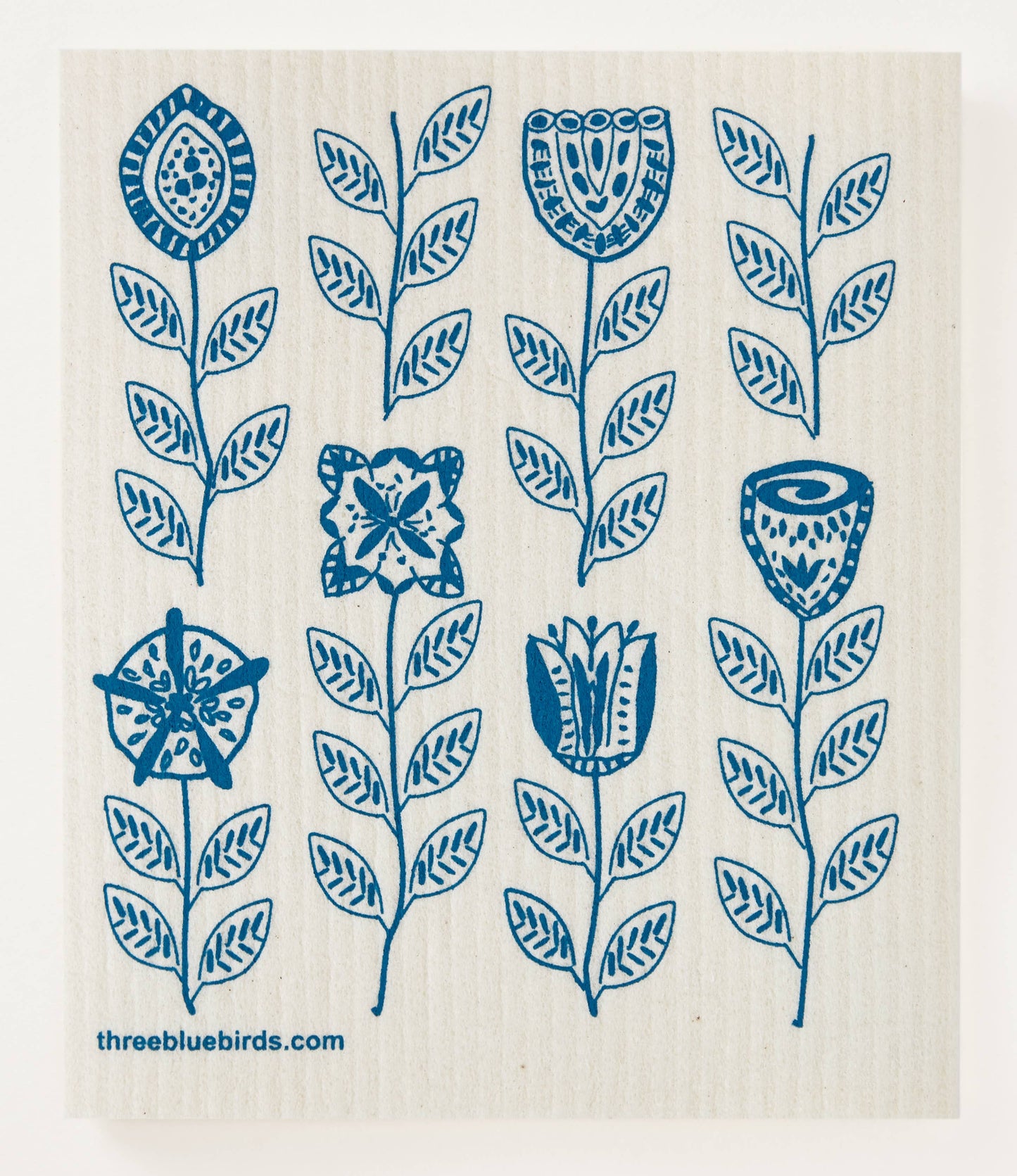 Swedish Dishcloth ~ Teal Garden
