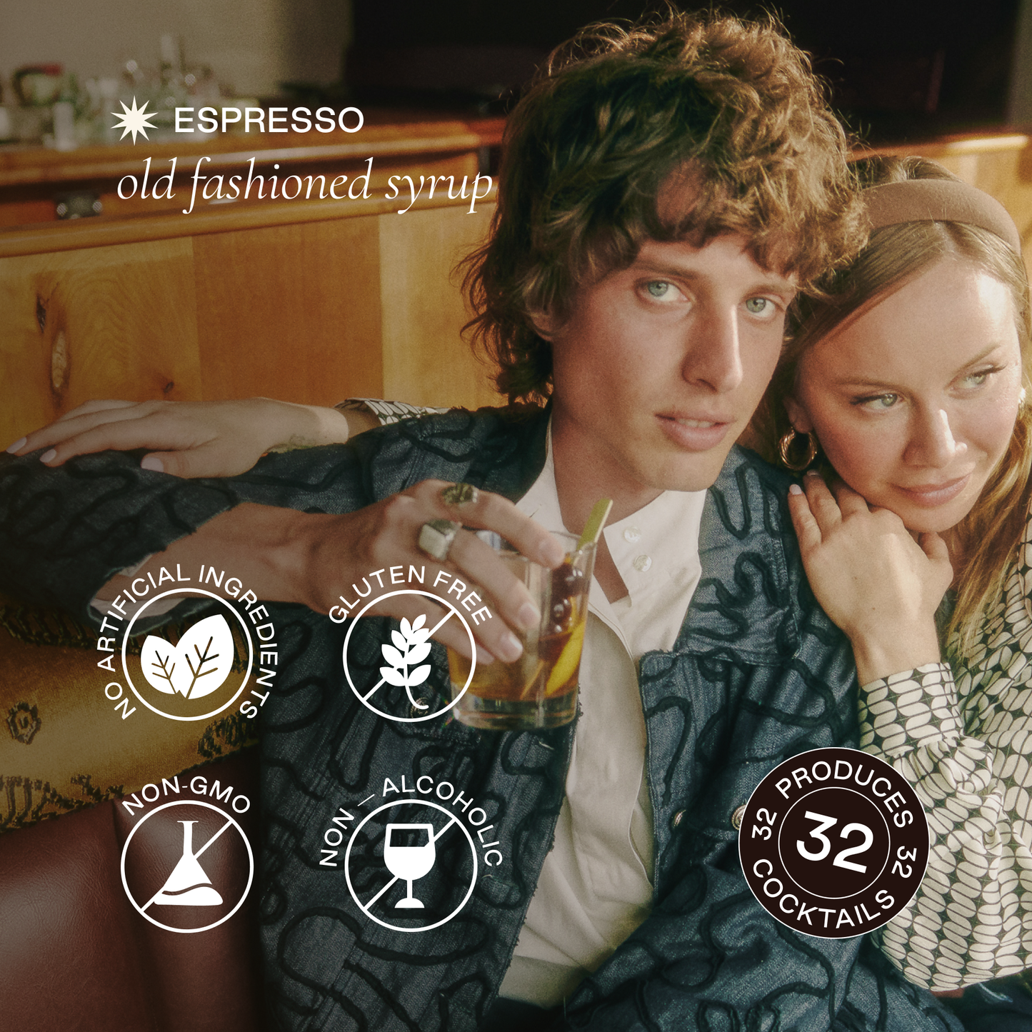 Old Fashioned Cocktail Syrup ~ Espresso