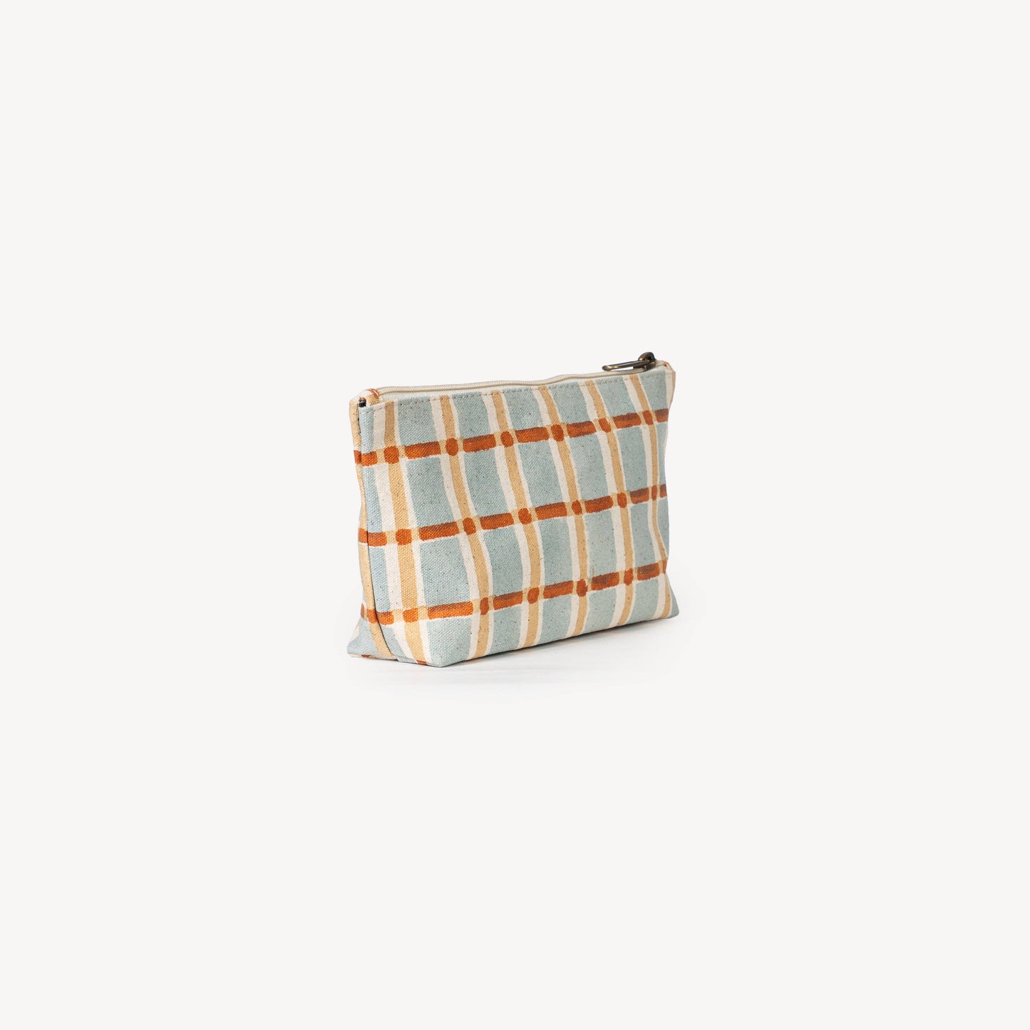 Medium Waterproof Pouch ~ Powder Plaid