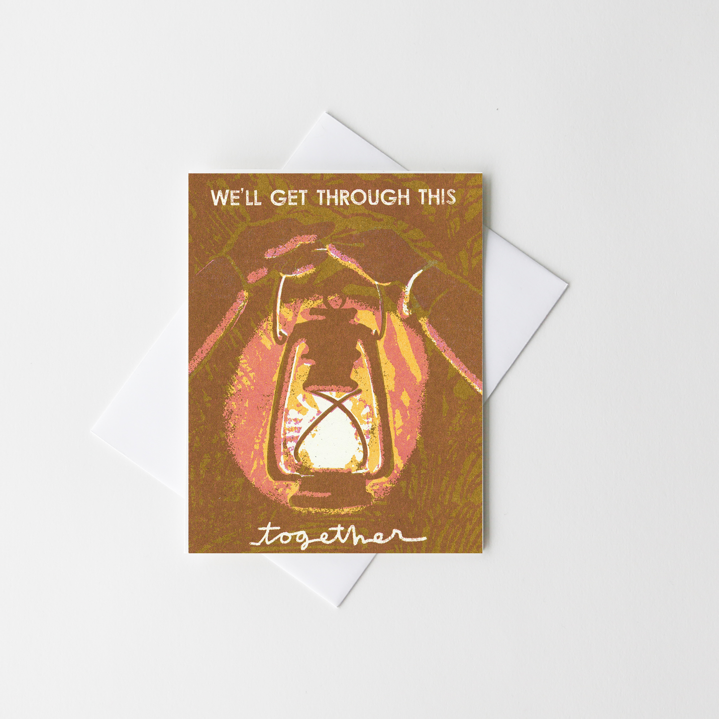 Sympathy Greeting Card ~ We'll Get Through This Together