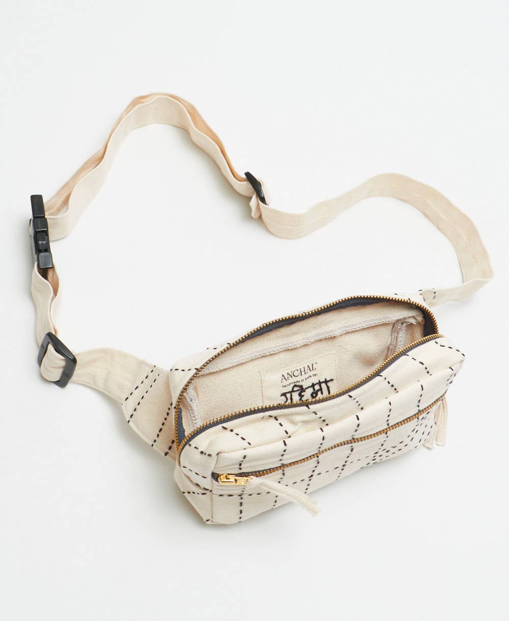Embroidered Belt Bag