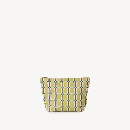 Large Waterproof Pouch - Moss Check
