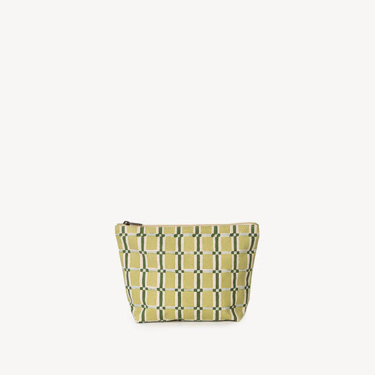 Large Waterproof Pouch - Moss Check