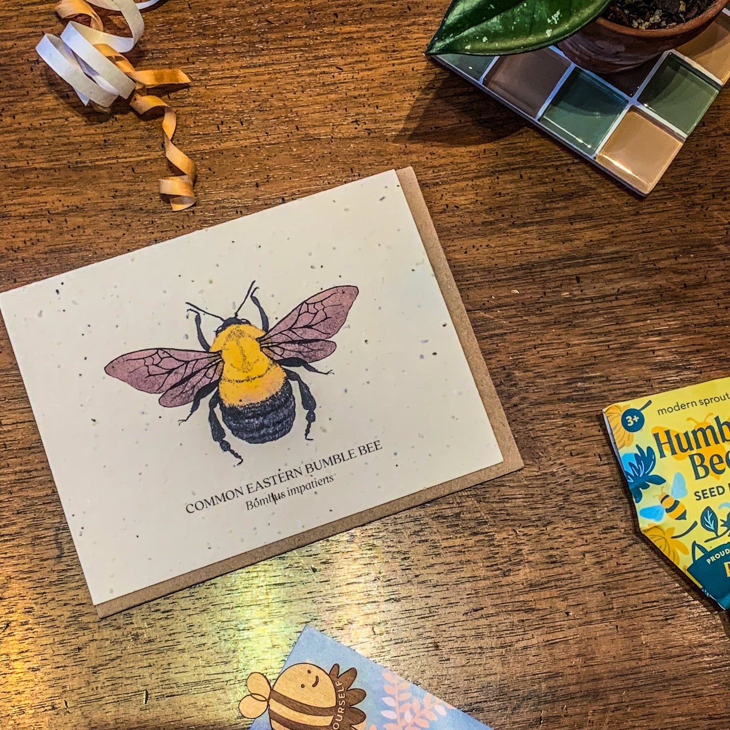 Plantable Greeting Card ~ Bumblebee