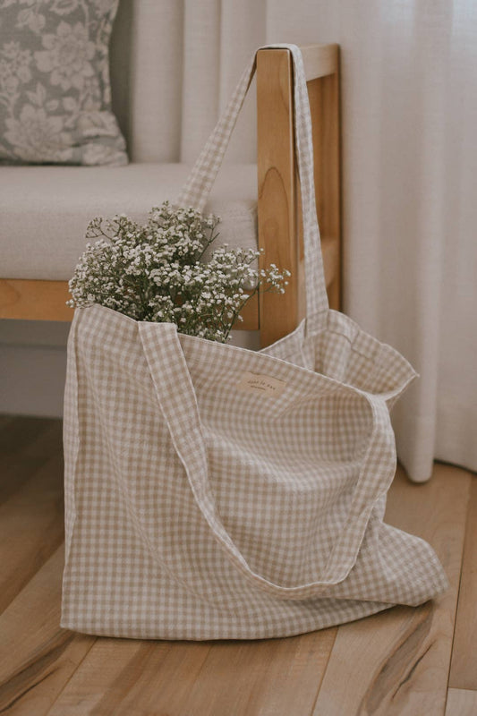Gingham Tote