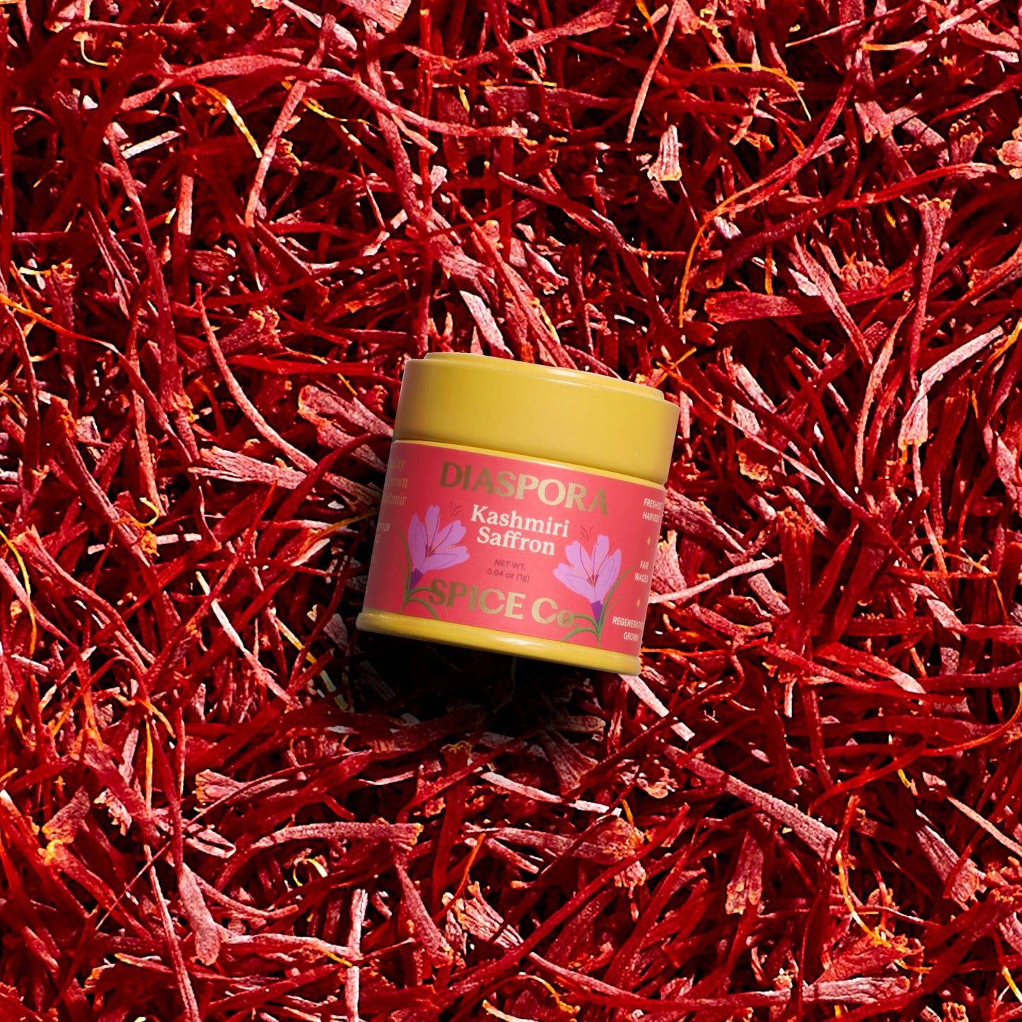 Kashmiri Saffron (Grade A Threads) - Single-Origin Spice