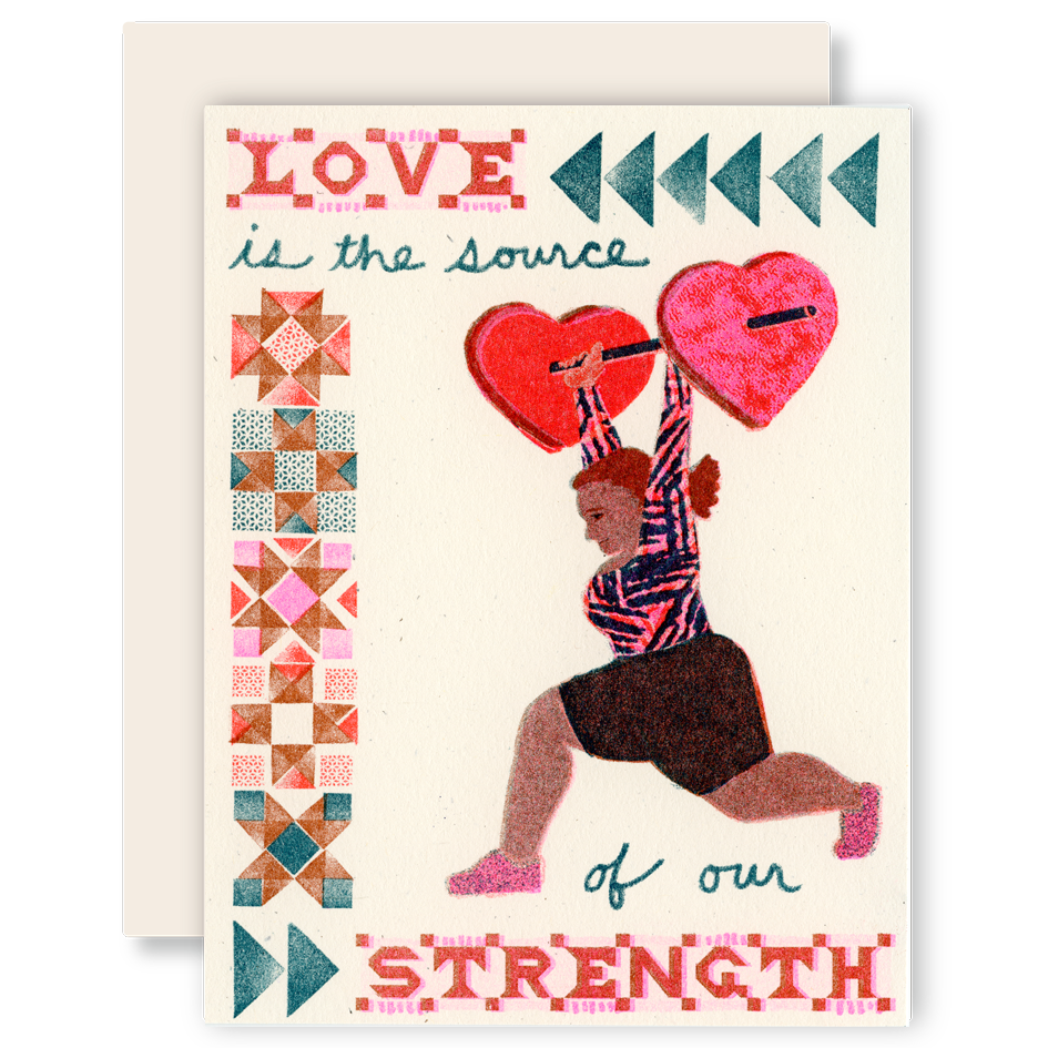 Appreciation Greeting Card ~ Love is the Source