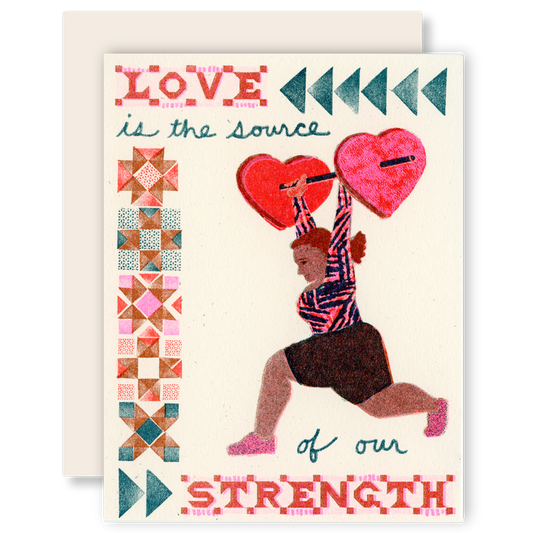 Appreciation Greeting Card ~ Love is the Source