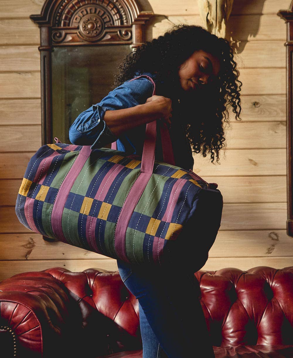 Duffel Bag ~ Lattice Canvas